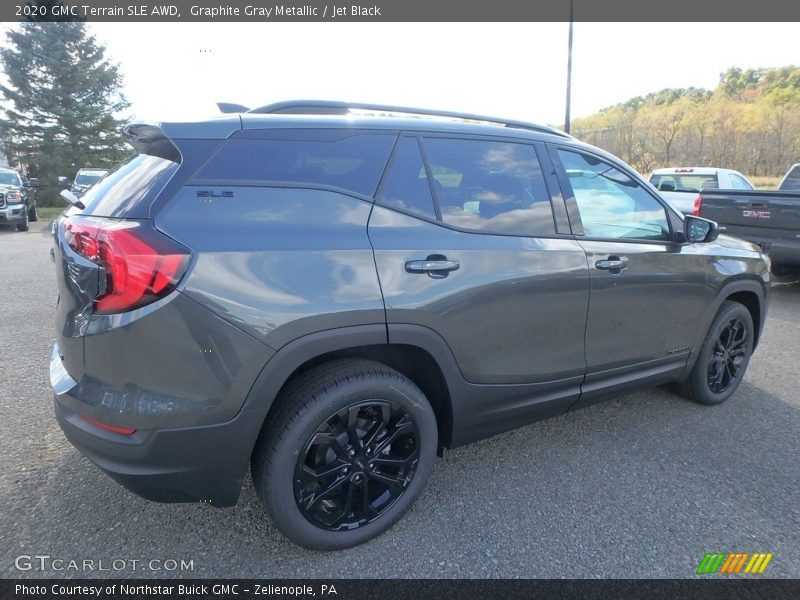 Graphite Gray Metallic / Jet Black 2020 GMC Terrain SLE AWD