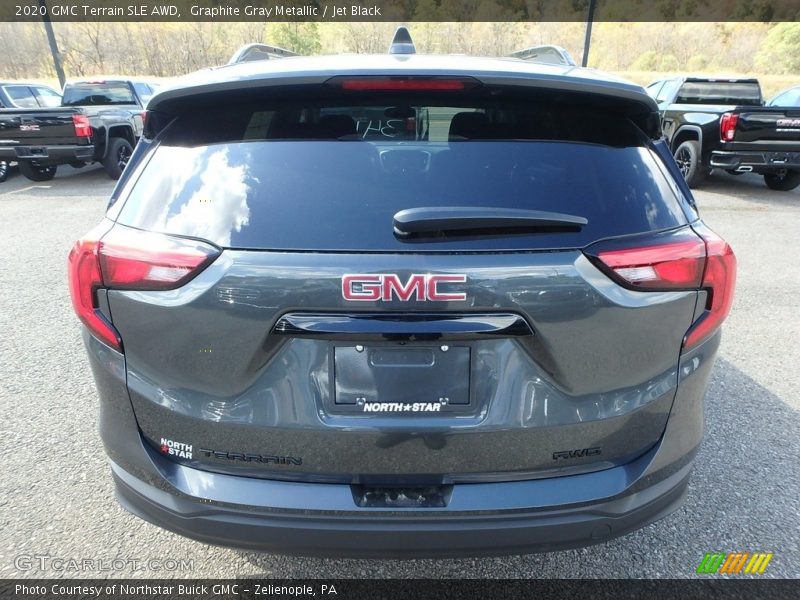 Graphite Gray Metallic / Jet Black 2020 GMC Terrain SLE AWD