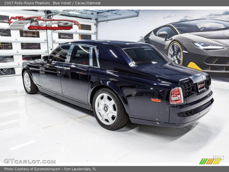 Blue Velvet / Cacao/Oatmeal 2007 Rolls-Royce Phantom