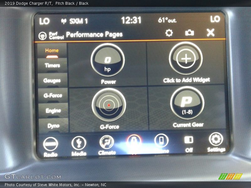 Pitch Black / Black 2019 Dodge Charger R/T