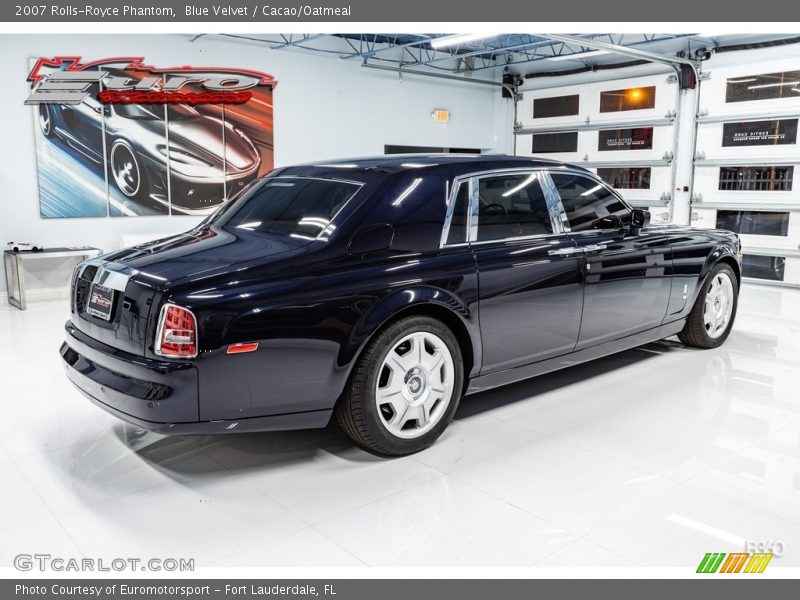 Blue Velvet / Cacao/Oatmeal 2007 Rolls-Royce Phantom