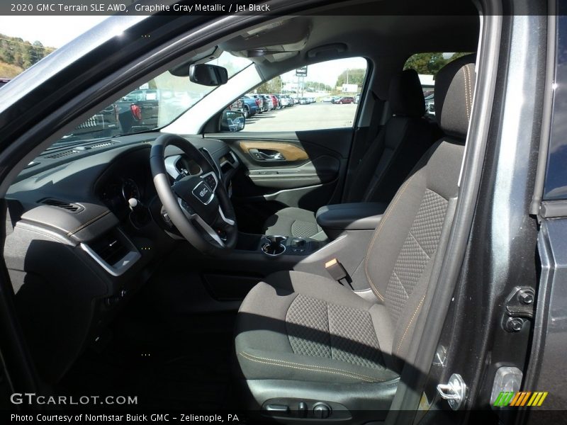 Graphite Gray Metallic / Jet Black 2020 GMC Terrain SLE AWD