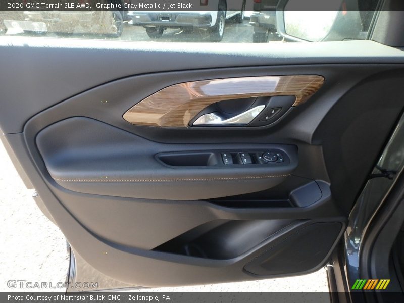 Graphite Gray Metallic / Jet Black 2020 GMC Terrain SLE AWD
