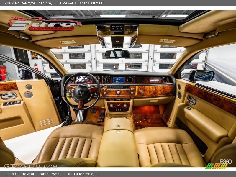 Blue Velvet / Cacao/Oatmeal 2007 Rolls-Royce Phantom