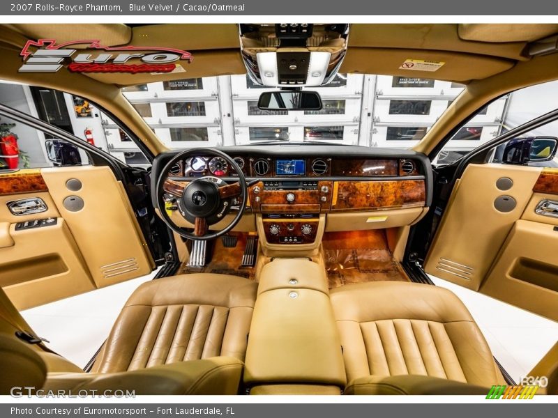 Blue Velvet / Cacao/Oatmeal 2007 Rolls-Royce Phantom