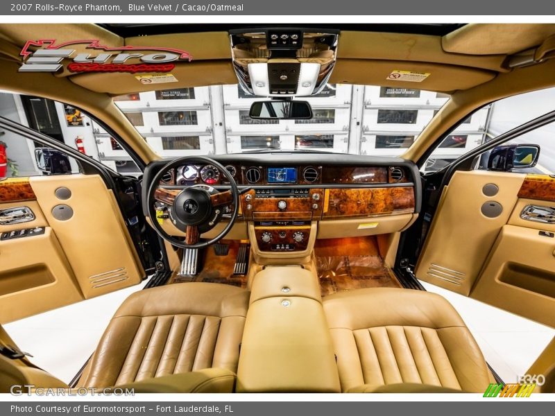 Blue Velvet / Cacao/Oatmeal 2007 Rolls-Royce Phantom