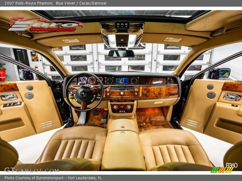 Blue Velvet / Cacao/Oatmeal 2007 Rolls-Royce Phantom