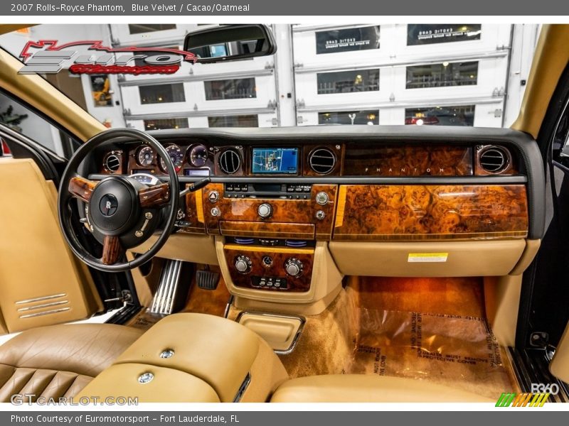 Blue Velvet / Cacao/Oatmeal 2007 Rolls-Royce Phantom