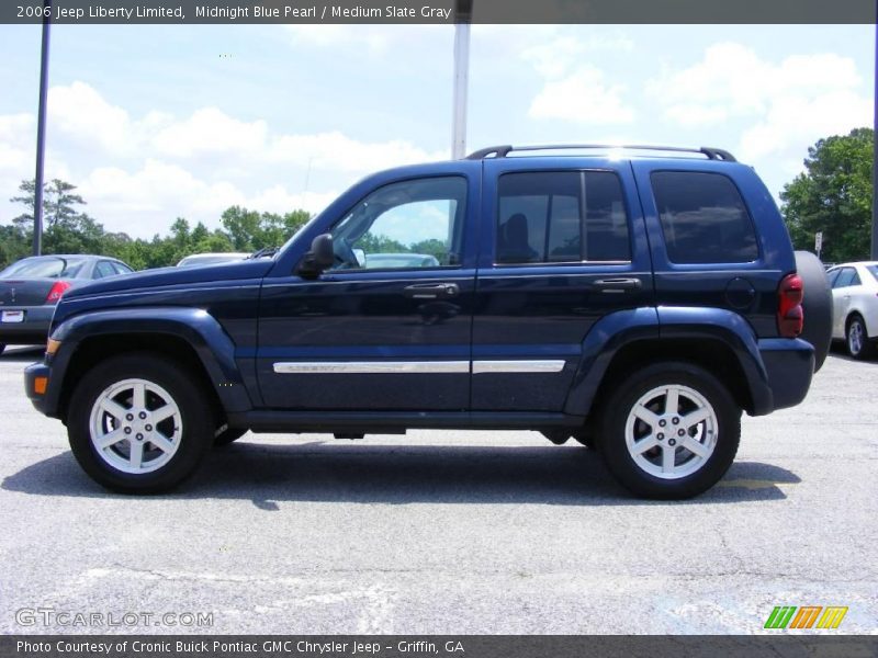 Midnight Blue Pearl / Medium Slate Gray 2006 Jeep Liberty Limited