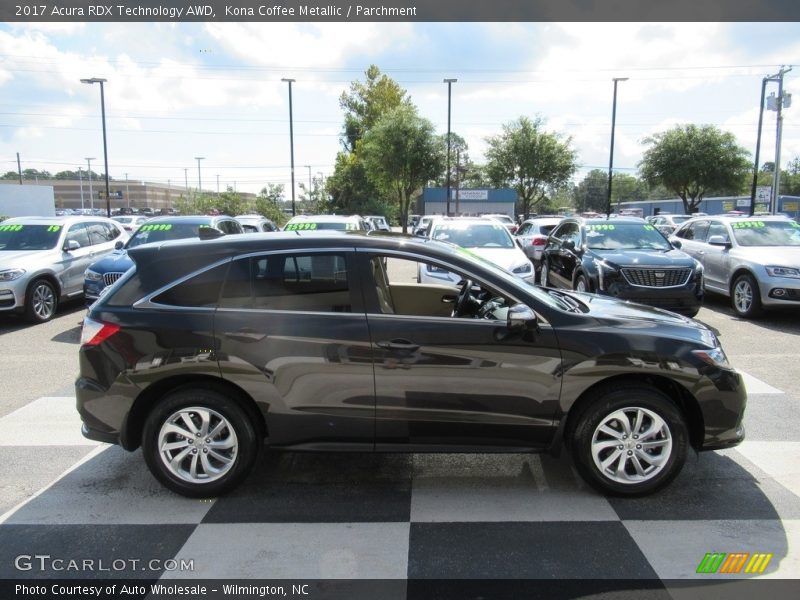 Kona Coffee Metallic / Parchment 2017 Acura RDX Technology AWD