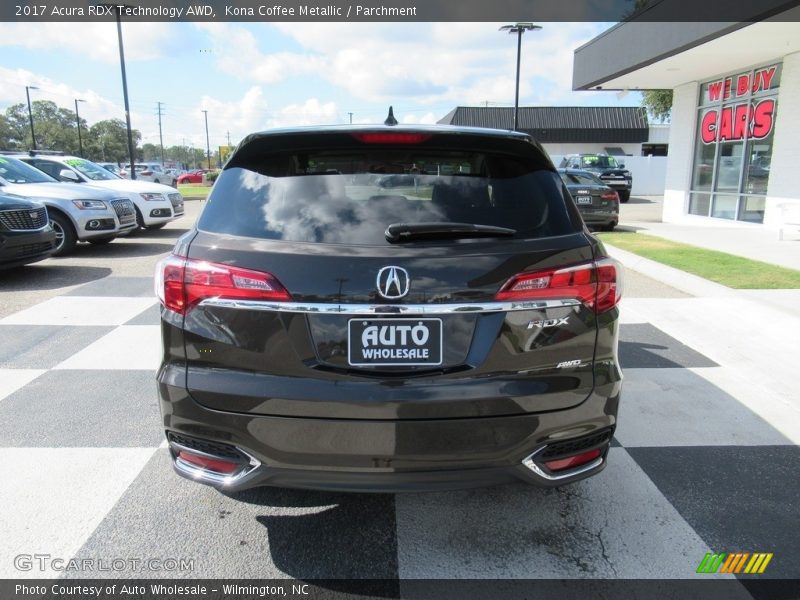 Kona Coffee Metallic / Parchment 2017 Acura RDX Technology AWD