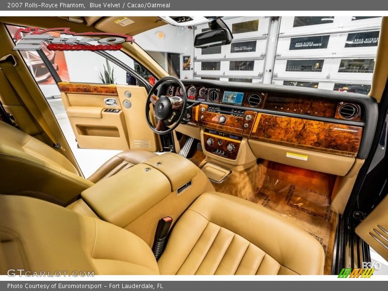 Blue Velvet / Cacao/Oatmeal 2007 Rolls-Royce Phantom