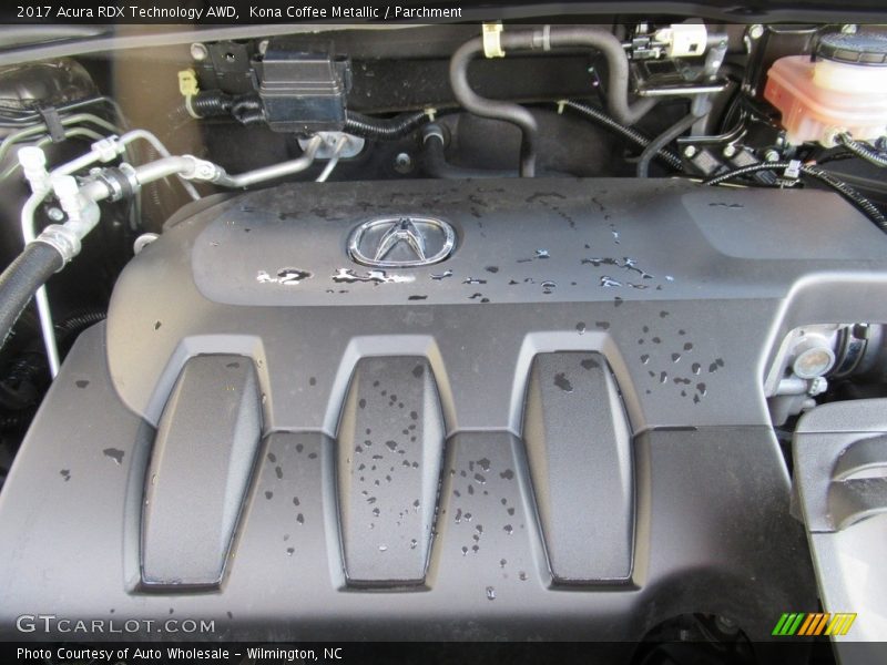Kona Coffee Metallic / Parchment 2017 Acura RDX Technology AWD