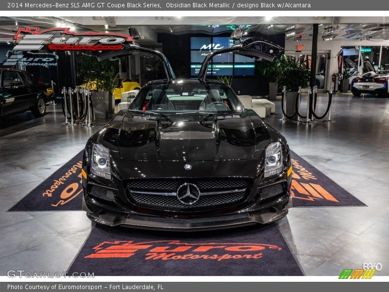 Obsidian Black Metallic / designo Black w/Alcantara 2014 Mercedes-Benz SLS AMG GT Coupe Black Series