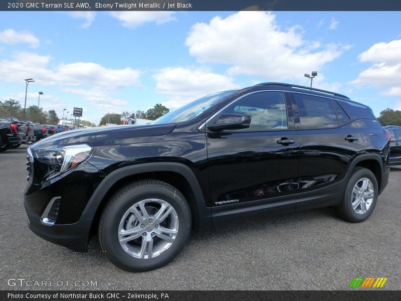 Ebony Twilight Metallic / Jet Black 2020 GMC Terrain SLE AWD