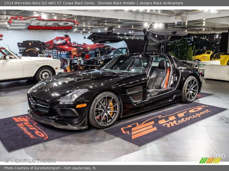 Obsidian Black Metallic / designo Black w/Alcantara 2014 Mercedes-Benz SLS AMG GT Coupe Black Series