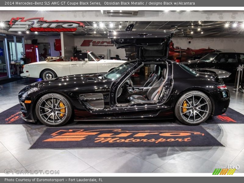 Obsidian Black Metallic / designo Black w/Alcantara 2014 Mercedes-Benz SLS AMG GT Coupe Black Series