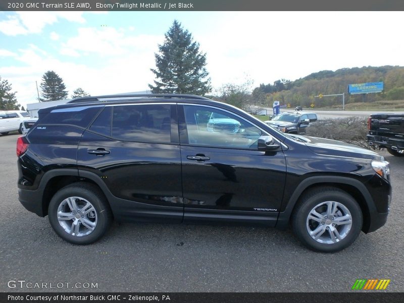 Ebony Twilight Metallic / Jet Black 2020 GMC Terrain SLE AWD