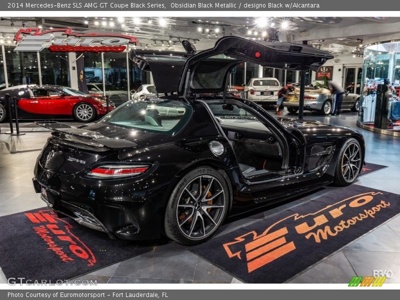 Obsidian Black Metallic / designo Black w/Alcantara 2014 Mercedes-Benz SLS AMG GT Coupe Black Series