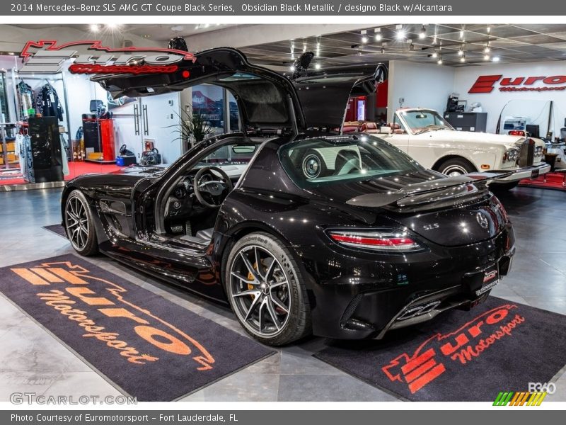 Obsidian Black Metallic / designo Black w/Alcantara 2014 Mercedes-Benz SLS AMG GT Coupe Black Series