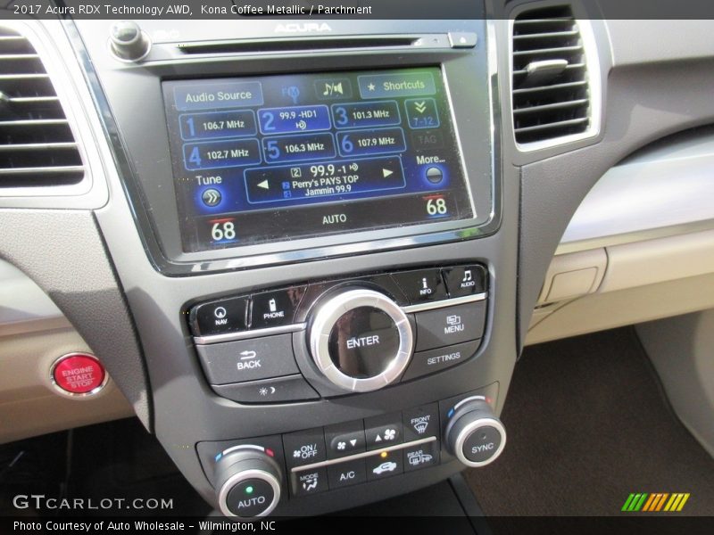 Kona Coffee Metallic / Parchment 2017 Acura RDX Technology AWD