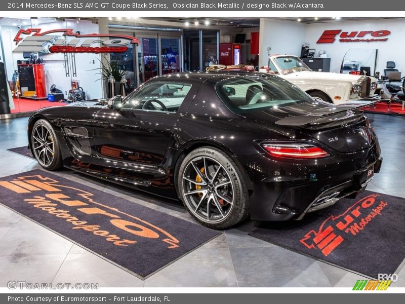 Obsidian Black Metallic / designo Black w/Alcantara 2014 Mercedes-Benz SLS AMG GT Coupe Black Series