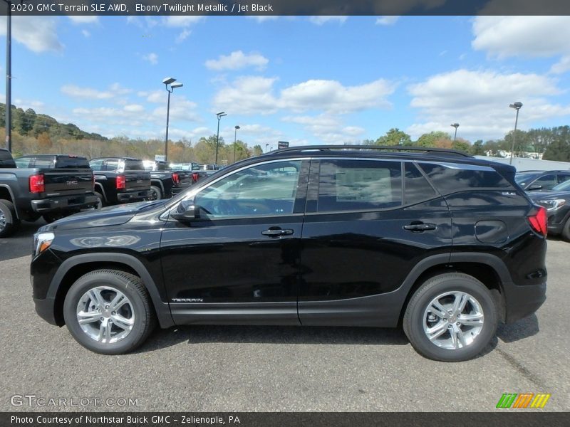 Ebony Twilight Metallic / Jet Black 2020 GMC Terrain SLE AWD