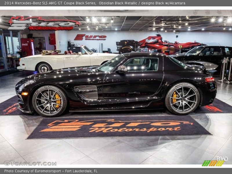 Obsidian Black Metallic / designo Black w/Alcantara 2014 Mercedes-Benz SLS AMG GT Coupe Black Series