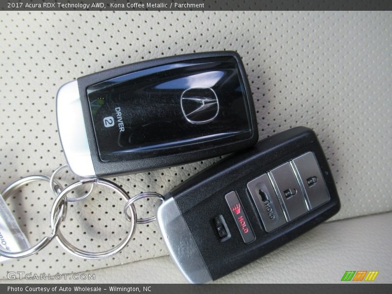 Kona Coffee Metallic / Parchment 2017 Acura RDX Technology AWD