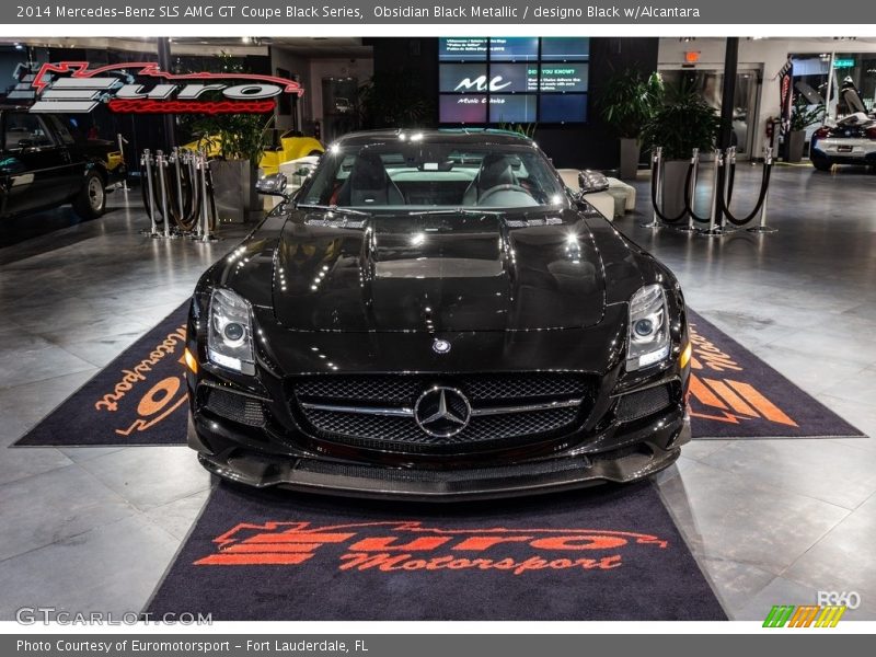 Obsidian Black Metallic / designo Black w/Alcantara 2014 Mercedes-Benz SLS AMG GT Coupe Black Series