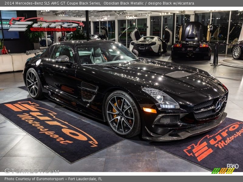 Obsidian Black Metallic / designo Black w/Alcantara 2014 Mercedes-Benz SLS AMG GT Coupe Black Series