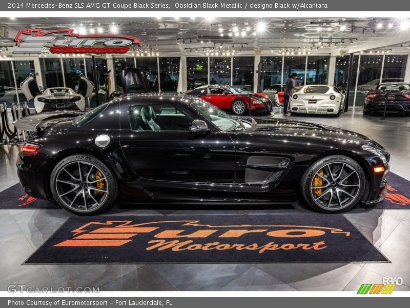 Obsidian Black Metallic / designo Black w/Alcantara 2014 Mercedes-Benz SLS AMG GT Coupe Black Series