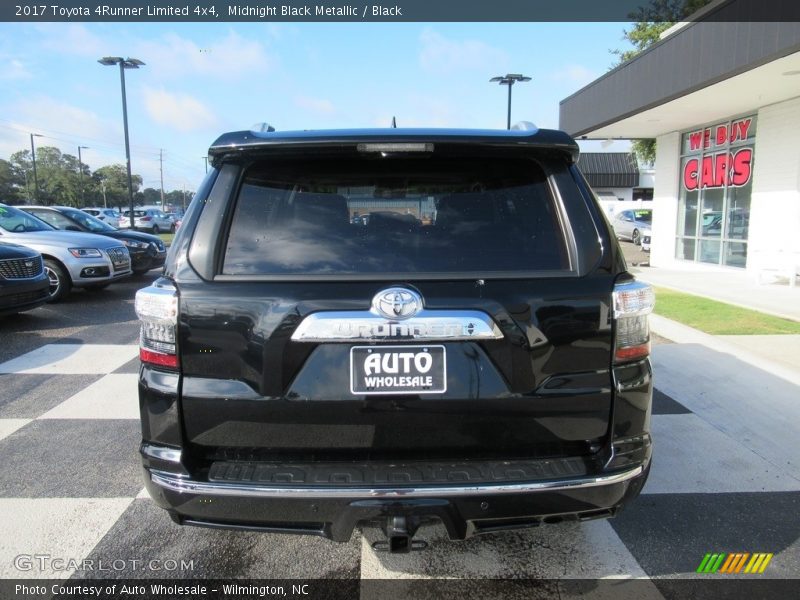 Midnight Black Metallic / Black 2017 Toyota 4Runner Limited 4x4