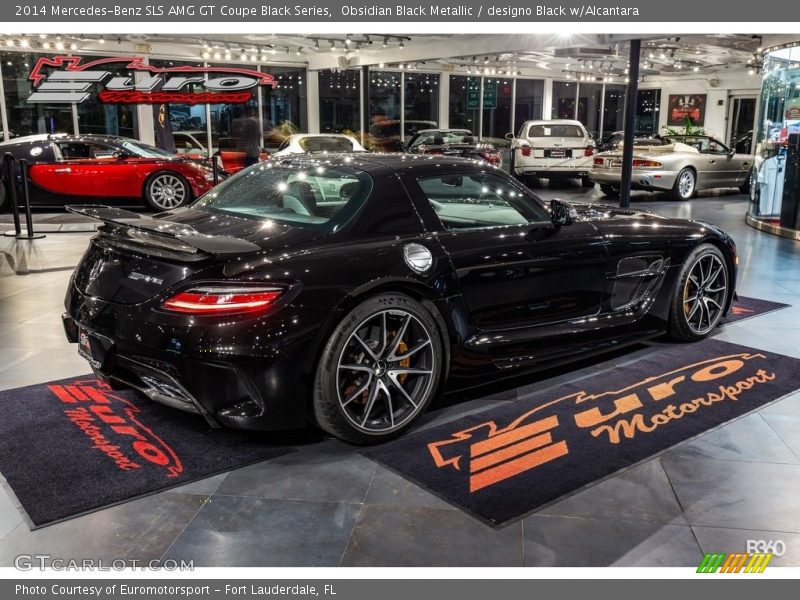 Obsidian Black Metallic / designo Black w/Alcantara 2014 Mercedes-Benz SLS AMG GT Coupe Black Series