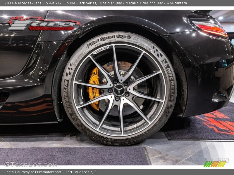 Obsidian Black Metallic / designo Black w/Alcantara 2014 Mercedes-Benz SLS AMG GT Coupe Black Series