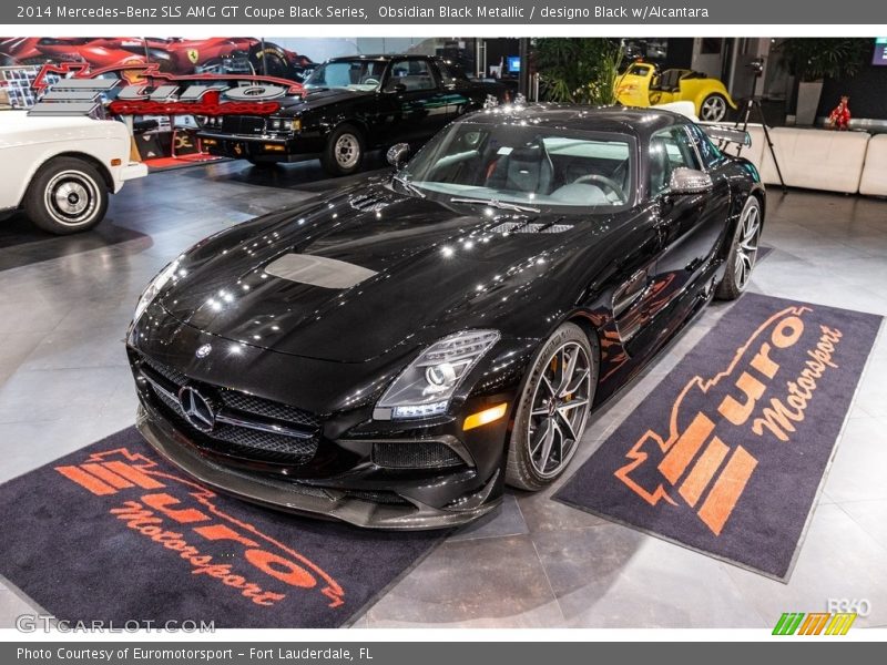 Obsidian Black Metallic / designo Black w/Alcantara 2014 Mercedes-Benz SLS AMG GT Coupe Black Series