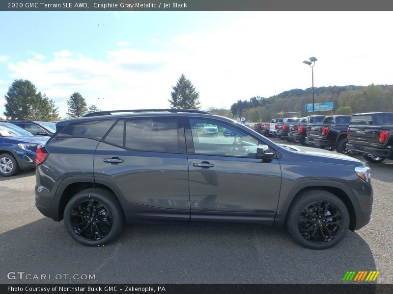 Graphite Gray Metallic / Jet Black 2020 GMC Terrain SLE AWD