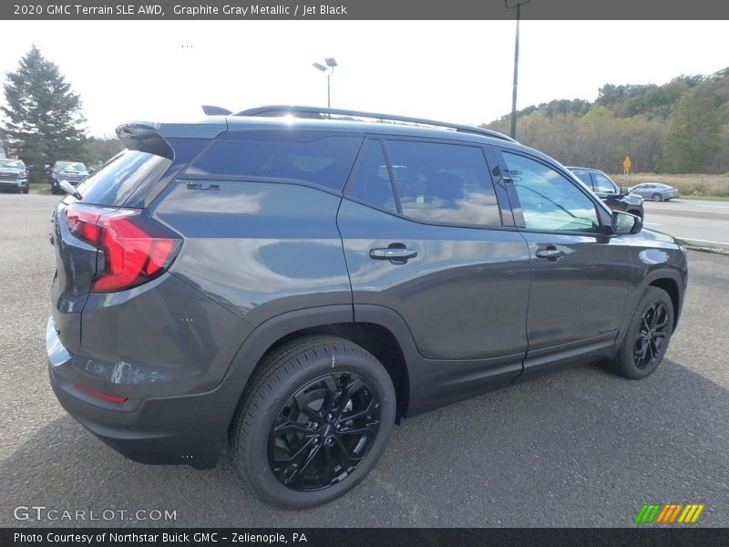 Graphite Gray Metallic / Jet Black 2020 GMC Terrain SLE AWD