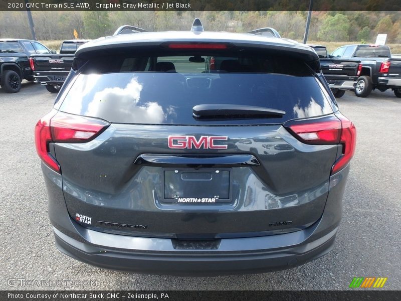 Graphite Gray Metallic / Jet Black 2020 GMC Terrain SLE AWD