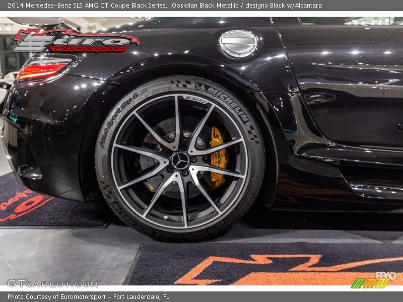 Obsidian Black Metallic / designo Black w/Alcantara 2014 Mercedes-Benz SLS AMG GT Coupe Black Series