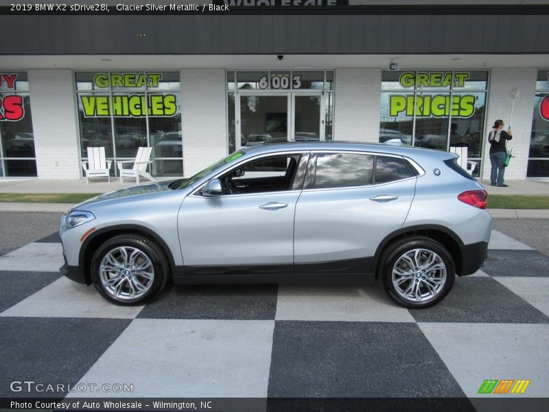 Glacier Silver Metallic / Black 2019 BMW X2 sDrive28i