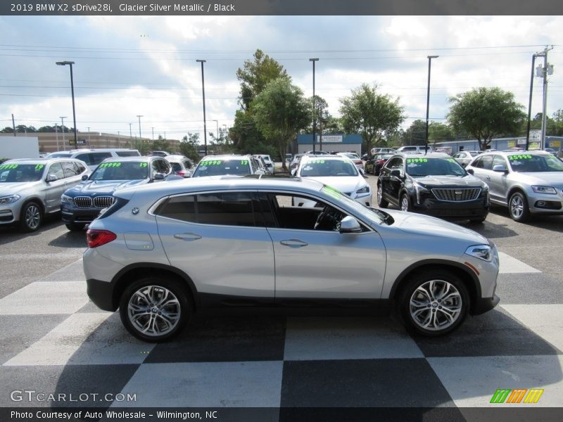 Glacier Silver Metallic / Black 2019 BMW X2 sDrive28i