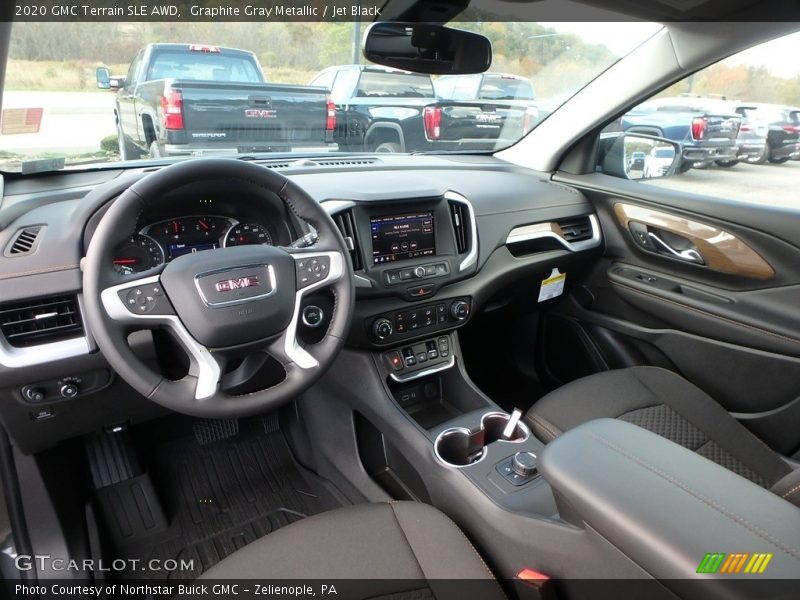 Graphite Gray Metallic / Jet Black 2020 GMC Terrain SLE AWD