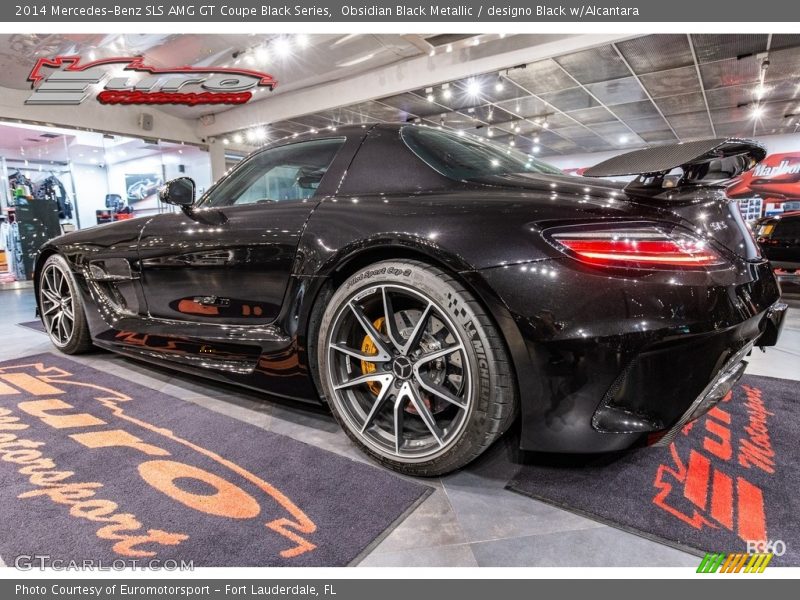 Obsidian Black Metallic / designo Black w/Alcantara 2014 Mercedes-Benz SLS AMG GT Coupe Black Series