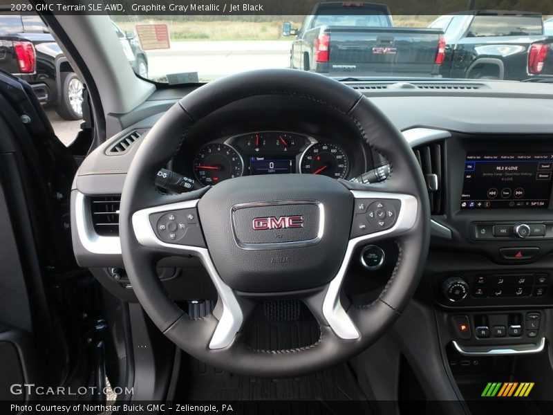 Graphite Gray Metallic / Jet Black 2020 GMC Terrain SLE AWD
