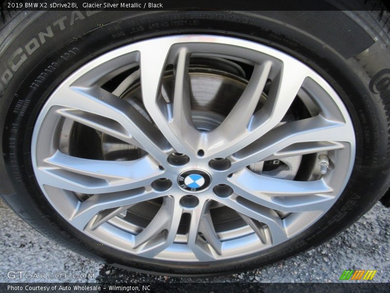 Glacier Silver Metallic / Black 2019 BMW X2 sDrive28i