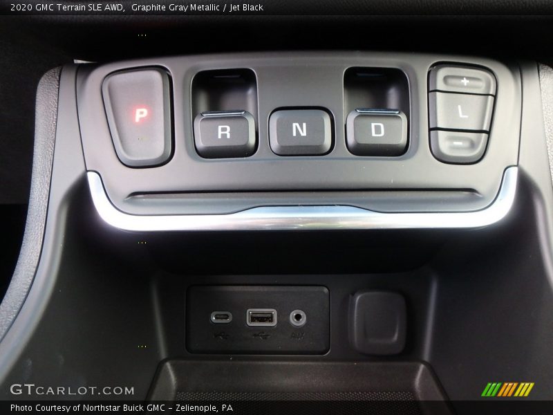Graphite Gray Metallic / Jet Black 2020 GMC Terrain SLE AWD