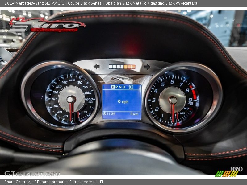 Obsidian Black Metallic / designo Black w/Alcantara 2014 Mercedes-Benz SLS AMG GT Coupe Black Series