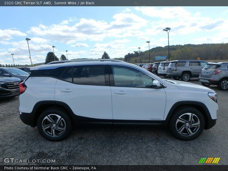 Summit White / Jet Black 2020 GMC Terrain SLT AWD