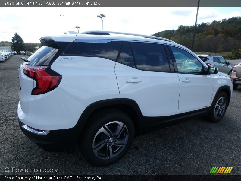 Summit White / Jet Black 2020 GMC Terrain SLT AWD